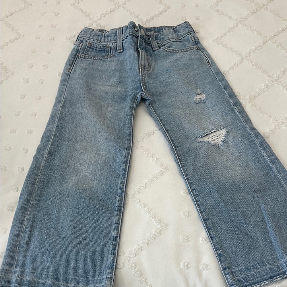 Old Navy Light girls size 6 Blue Wide Leg Jeans